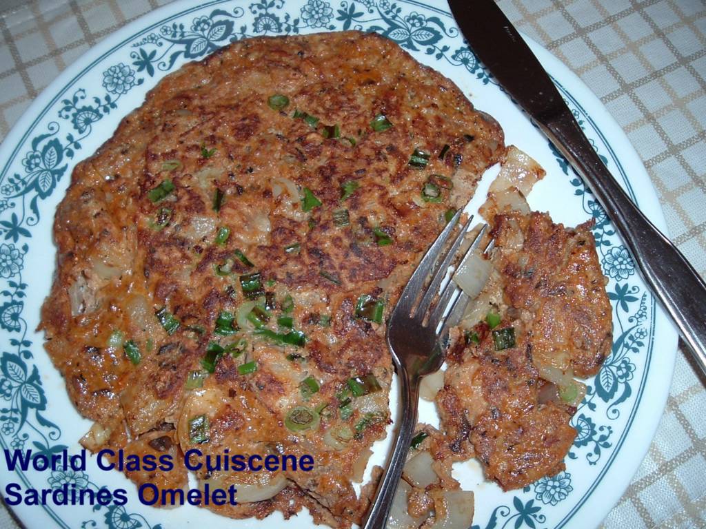 World Class Cuiscene Sardines Omelet